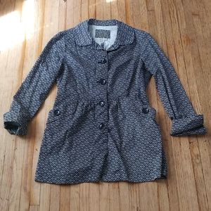 Black and White Lightweight Cotton Jacket
